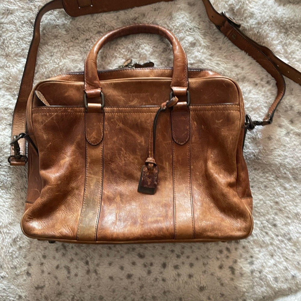 Brown Leather Vintage Frye Bag